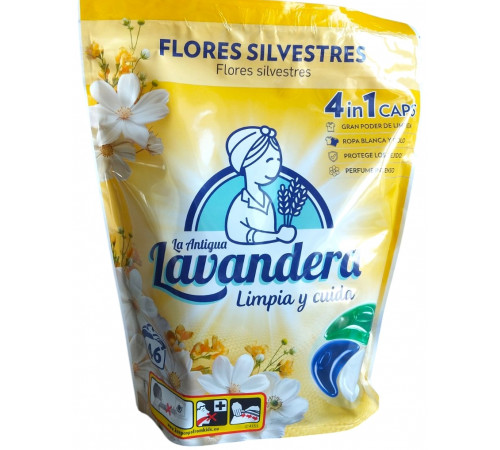 Гелеві капсули La Antigua Lavandera 4in1 Esencia floral/Flores silvestres 46 шт (ціна за 1 шт) Гелеві капсули La Antigua Lavandera 4in1 Esencia floral/Flores silvestres 46 шт (ціна за 1 шт)