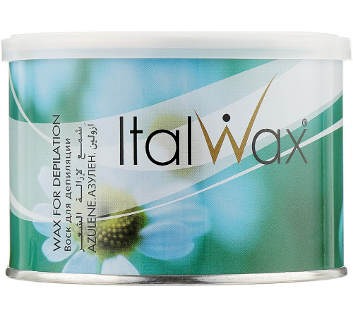 Теплый воск для депиляции ItalWax Azulene Ромашка 400 мл Теплый воск для депиляции ItalWax Azulene Ромашка 400 мл