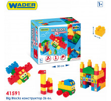 Конструктор Wader Big Blocks 41591 26 элементов