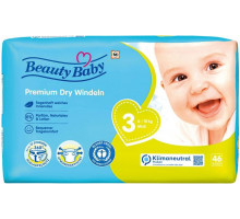 Подгузники Beauty Baby Premium Dry Windeln 3 (6-10 кг) 46 шт