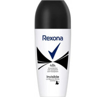Дезодорант кульковий жіночий Rexona Невидимий на чорному і білому 50 мл