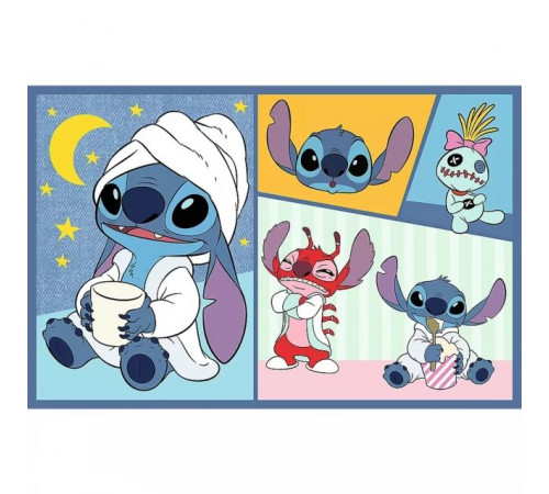 Пазли Trefl 34444 Ліло і Стіч Зі Стічем не нудно 2х70 елементів