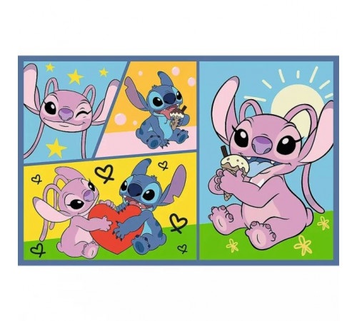 Пазли Trefl 34444 Ліло і Стіч Зі Стічем не нудно 2х70 елементів