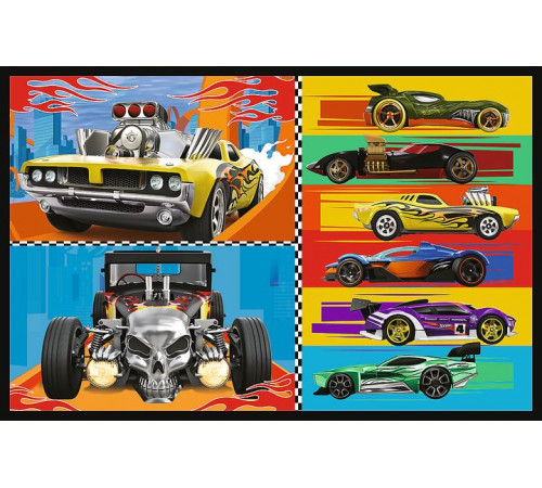 Пазли Trefl 34442 Hot Wheels 2х70 елементів