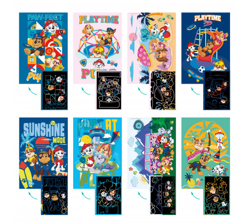 Набор для творчества Dodo 200533 раскраски и гравюры Щенячий патруль