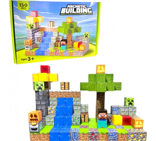 Конструктор магнітний К059 Magnetic Building 150 деталей