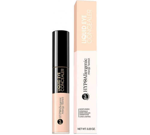 Консилер рідкий для шкіри навколо очей Bell HypoAllergenic 01 Natural 6.5 г