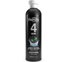 Гель-шампунь Petrova Professional 4 in 1 Activated Charcoal 500 мл