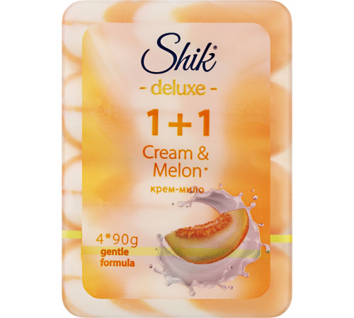 Крем-мыло Shik Deluxe 1+ 1 Дыня 4 х 90 г Крем-мыло Shik Deluxe 1+ 1 Дыня 4 х 90 г