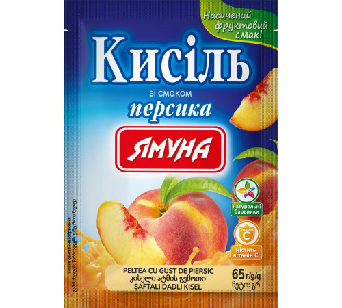 Кисель Ямуна со вкусом Персика 65 г