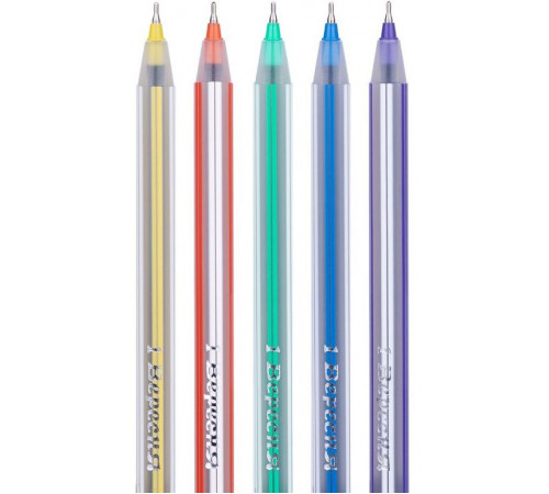Ручка масляная 1 Вересня 411054 синя 0.6 мм