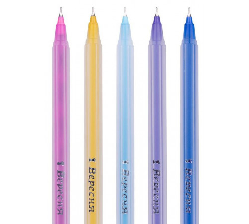 Ручка масляная 1 Вересня 411477 синяя 0.6 мм