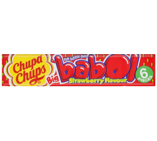Жувальна гумка Chuрa Chups Big babol  зі смаком Полуниці