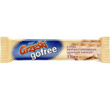 Вафельний батончик Grzeski Gofree ванільно-шоколадний з лісовими горіхами 33 г