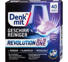 Таблетки для посудомоечных машин Denkmit Revolution All in One 40 шт (цена за 1 шт)