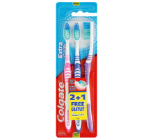 Зубна щітка Colgate Extra Clean 2+1 шт sredni