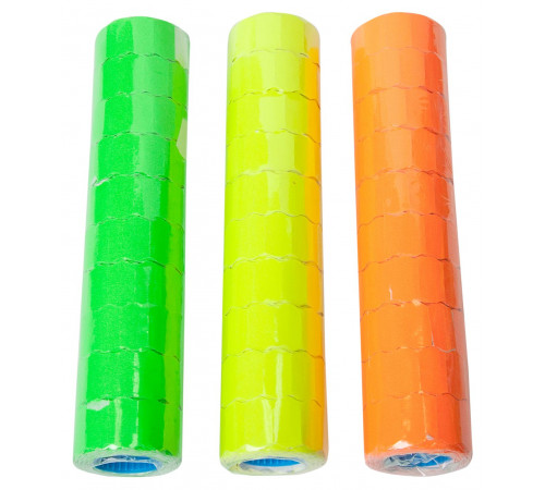 Ценник фигурный Buromax ВМ282201 22х12 мм 6 м