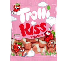Цукерки желейні Trolli Kiss Strawberry 150 г
