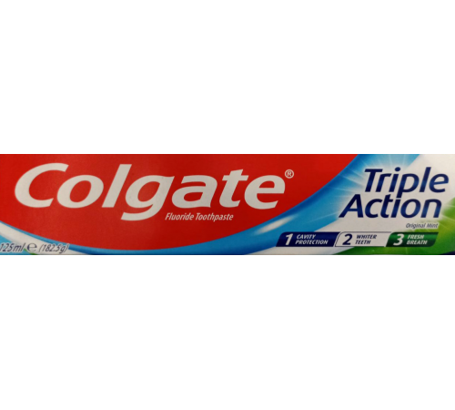 Зубна паста Colgate Triple Аction Original Mint 125 мл