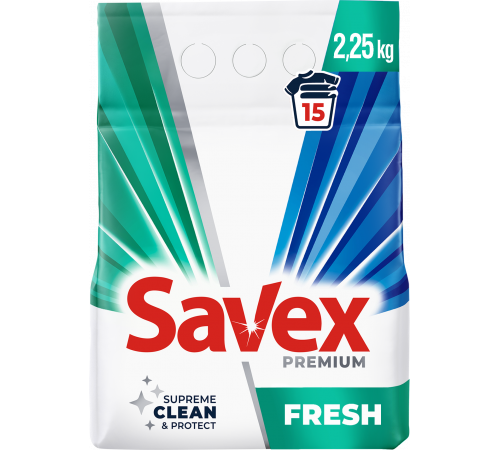Пральний порошок Savex Automat Premium Fresh 2.25 кг