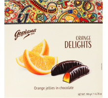 Мармелад жувальний Goplana Orange у шоколаді 190 г