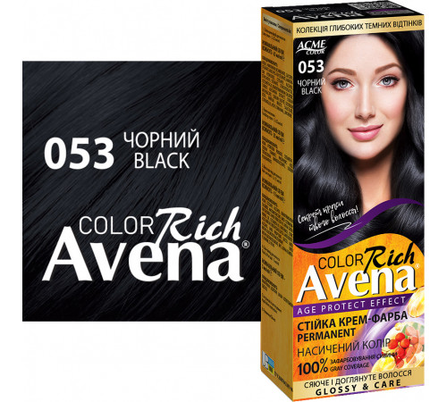 Фарба для волосся Acme Color Avena 053 Чорний