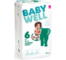 Підгузки-трусики Babywell 6 (15+ кг) 18 шт