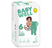 Подгузники-трусики Babywell 6 (15+ кг) 18 шт