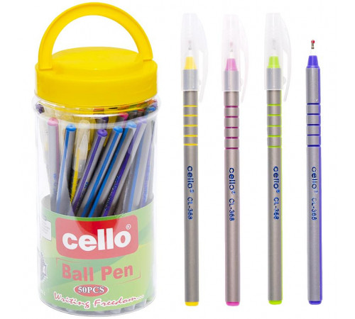 Ручка шариковая Cello Maxflow CL-368 синяя