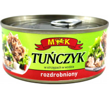 Тунець MK Tunczyk подрібнений у власному соку 170 г