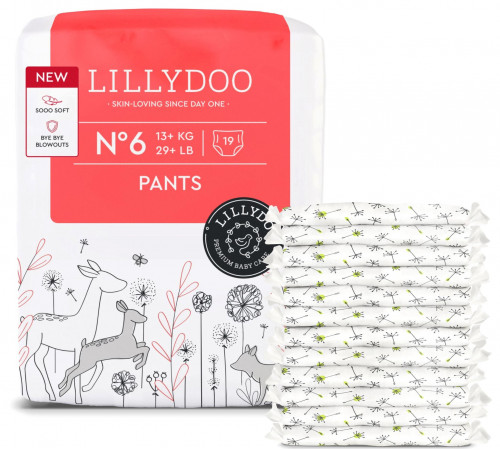 Подгузники-трусики Lillydoo 6 (13+ кг) 19 шт