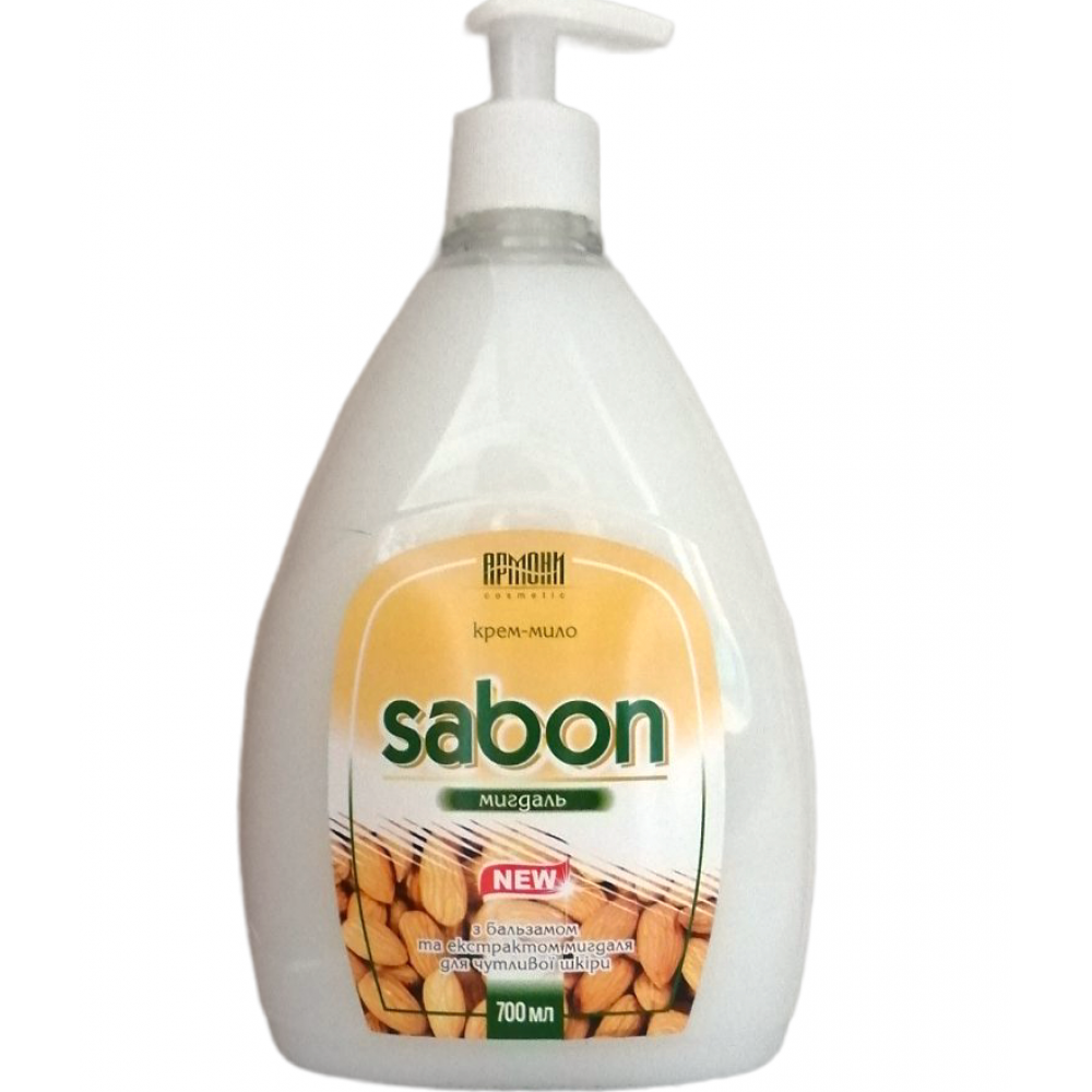 Жидкое крем-мыло Армони Sabon Мед и Миндаль с дозатором 700 мл