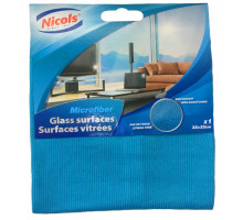 Серветка з мікрофібри Nicols для вікон і дзеркал 32 х 32 см