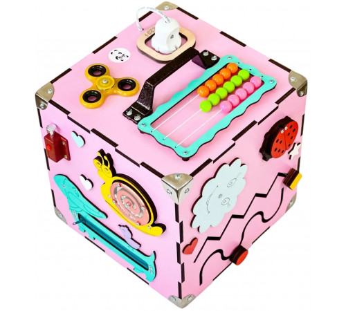 Бізікуб рожевий 23 х 23 х 23 см