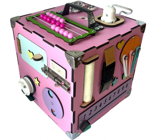 Бізікуб рожевий 23 х 23 х 23 см