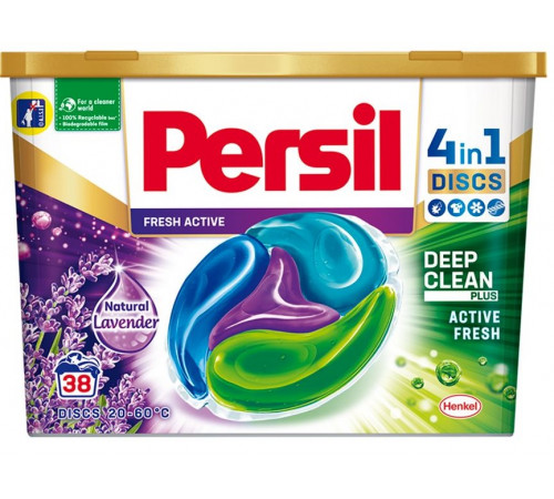 Гелеві диски Persil Discs 4 in 1 Deep Clean Lavender 38 шт (ціна за 1 шт)