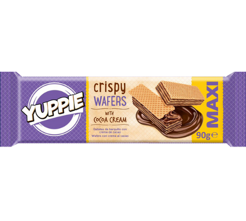 Вафли Yuppie Cocoa cream 90 г