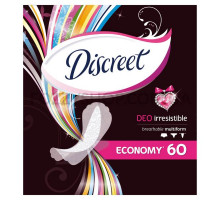 Щоденні гігієнічні прокладки Discreet Deo Irresistible Multiform 60 шт