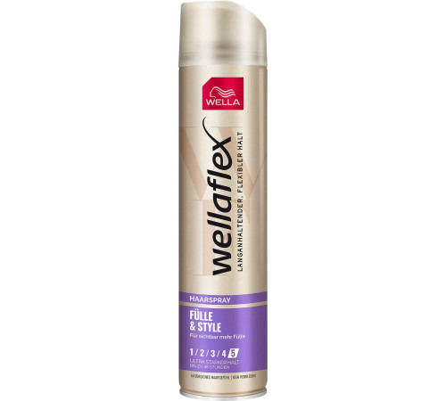 Лак для волосся Wellaflex Fulle & Style 5 250 мл Лак для волосся Wellaflex Fulle & Style 5 250 мл