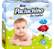 Підгузки дитячі Paciuchino 4 (7-18 кг) 18 шт