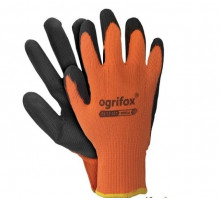 Рукавиці робочі з латексним покриттям Ogrifox розмір 10