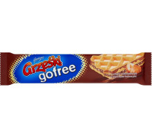 Вафельний батончик Grzeski Gofree шоколадний з лісовими горіхами 33 г