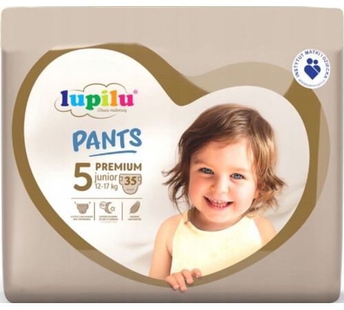 Підгузки-трусики Lupilu Premium 5 (12-17кг) 35 шт