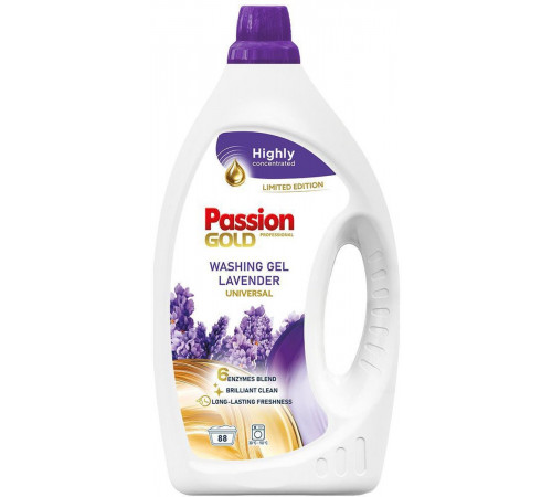 Гель для прання Passion Gold Universal Lavender 3.52 л 88 циклів прання