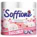 Туалетний папір Soffione Decoro 2 шари 4 рулони