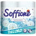 Туалетний папір Soffione Decoro 2 шари 4 рулони