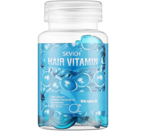 Вітамінні капсули для волосся Sevich Hair Vitamin With Jojoba Oil Глибоке Відновлення та Блиск 30 шт