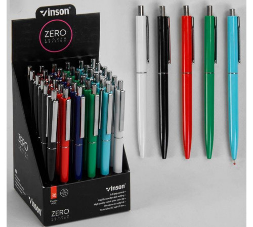 Ручка шариковая автоматическая Vinson Zero Z3 0.7 мм синяя