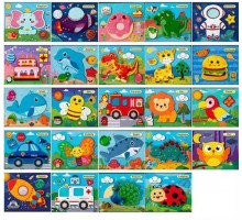 Дерев'яна гра 75289 Вкладиші мікс видів