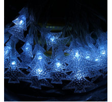 Гірлянда С 61489 Ялинка (на батарейках, жовте світло, 2 режими) в пакеті